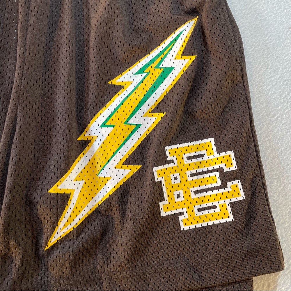 Eric Emanuel Unisex Lightning Bolt Shorts Size Small